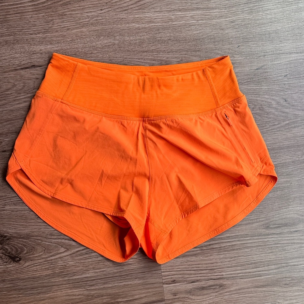 Outdoor Voices Bright Orange Athletic Shorts